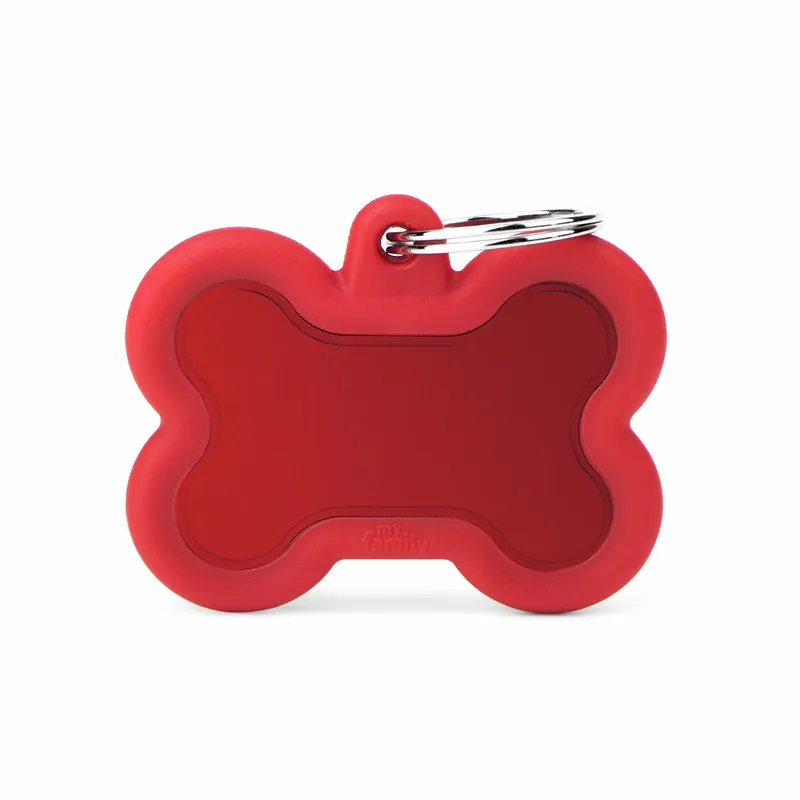 MY FAMILY Hush Red Bone Aluminium Red Rubber Sonderangebot